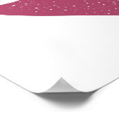 ピカラフルッ恋しく思クの動揺してハート ポスター (角)