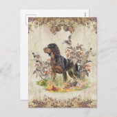 ピカルディスパニエル犬、バード狩り シーズンポストカード (正面/裏面)