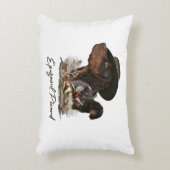 ピカルディスパニエル犬、狩りシーズン アクセントクッション (正面(垂直))