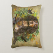 ピカルディスパニエル犬,狩りシーズン アクセントクッション (正面(垂直))