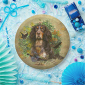 ピカルディスパニエル犬,狩りシーズン ペーパープレート (パーティー)