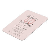 ピガーリーッスタイリッシュクモダングリッター40歳の誕生日 マグネット (左側)