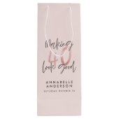 ピガーリーッスタイリッシュクモダングリッター40歳la ワインギフトバッグ (裏面)