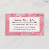 ピガーリーモダンアートンク大理石模様 ロイヤリティカード (裏面)