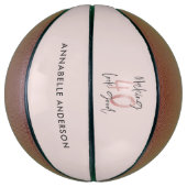 ピガーリーンクモダングリッタースタイリッシュ40歳の誕生日  バスケットボール (縦)