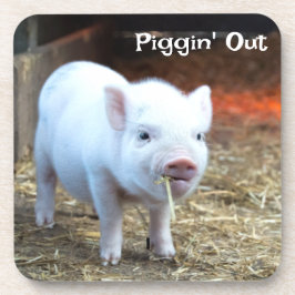 ピギンアウトファームライフ懸命プラスチックコースター コースター