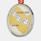 ピギン メタルオーナメント (左)