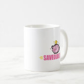ピギーおもしろい銀行 コーヒーマグカップ (正面右)