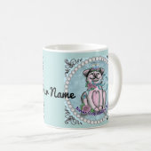 ピギーかわいらし コーヒーマグカップ (正面右)