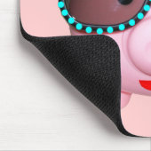 ピギーかわいらし マウスパッド (コーナー)