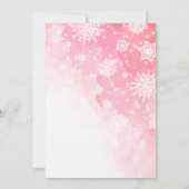 ピギーのパーティークリスマス招待状 招待状 (裏面)