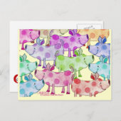 ピギーコラージュ ポストカード (正面/裏面)