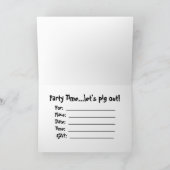 ピギーコラージュ 招待状 (内部)