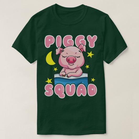 ピギースクワッドピッグズファーム動物 Tシャツ (デザイン正面)