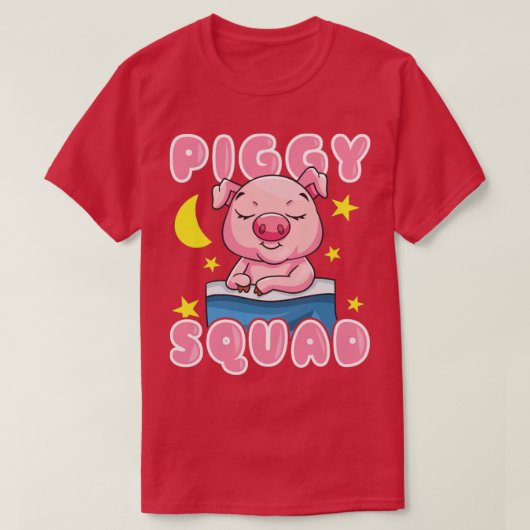 ピギースクワッドピッグズファーム動物 Tシャツ (デザイン正面)