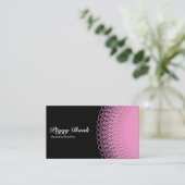 ピギーバンク – ピンクの黒 名刺 (スタンド正面)