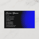 ピギーバンク – 青オンブラック 名刺 (裏面)