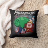 ピギーバンダーズすごいアニマルヒーローピッグラバーを組み立て クッション (ブランケット)