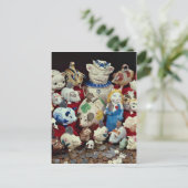 ピギー子供へ銀行 ポストカード (スタンド正面)