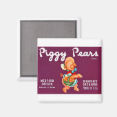 ピギー梨 マグネット (正面/裏面)