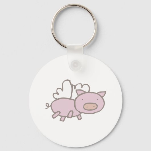 ピギー飛んでいる キーホルダー (正面)
