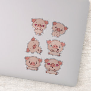 ピギー魅力的と子供へクラフト好き シール