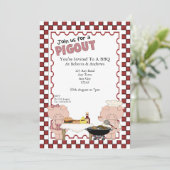ピギーBBQパーティー 招待状 (スタンド正面)