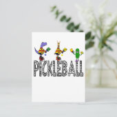 ピクおもしろいルボール選手動物漫画 ポストカード (スタンド正面)