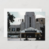 ピクウィック映画館パークリッジウォーターカラーアート ポストカード (正面/裏面)