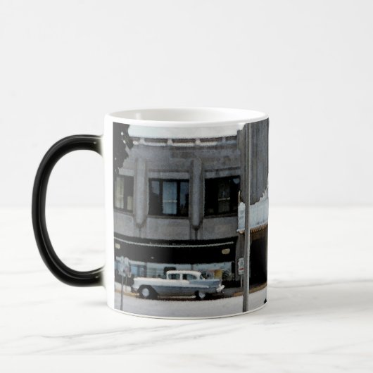 ピクウィック映画館パークリッジウォーターカラーアート モーフィングマグカップ (左)