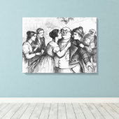 ピクウィック氏に会えて楽しかった キャンバスプリント (インサイチュ (ウッドフロア))