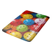  ピクカラフルルボール、カスタム文字 バスマット (アングル)