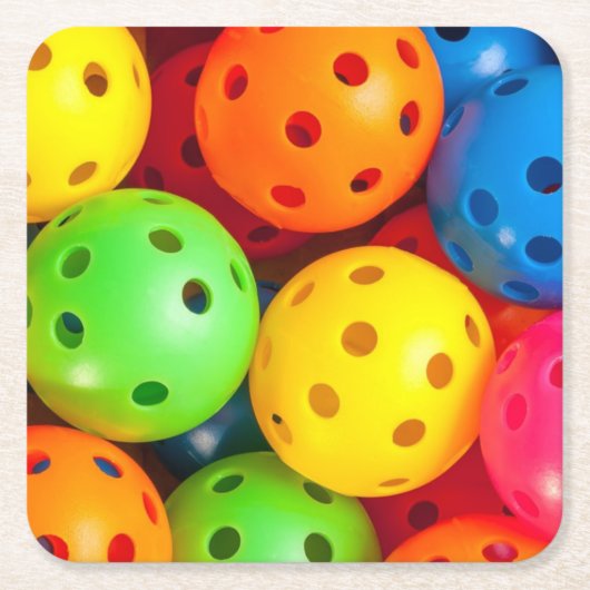 ピクカラフルル スクエアペーパーコースター (正面)