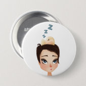 ピクシーでバーディーを眠らせる 缶バッジ (正面&裏面)