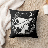 ピクシーウィッチウィッカ信者魔法ウィッチハロウィーン クッション (ブランケット)