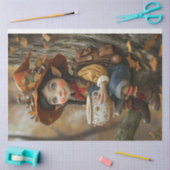 ピクシーオレンジハッ離れト向き組織紙 薄葉紙 (クラフト)