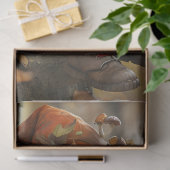 ピクシーオレンジ右向き帽子ティッシュペーパー 薄葉紙 (ギフト)