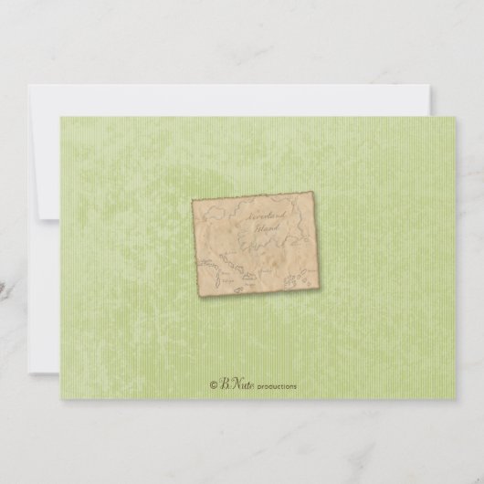 ピクシーズ·アンド·パイレーツパーティの招待状 招待状 (裏面)