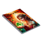 ピクシーセントパトリックのデイガールカラフルサマーアート ノートブック (右側)