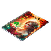 ピクシーセントパトリックのデイガールカラフルサマーアート ノートブック (左側)