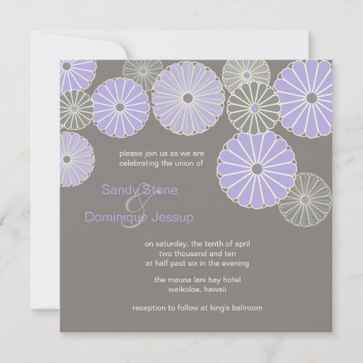 ピクシーディザインズ kikyu / パープル+プラム 招待状 (裏面)