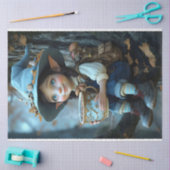 ピクシーブルーハットティッシュペーパー 薄葉紙 (クラフト)