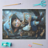 ピクシーブルーハットパステルズティッシュペーパー 薄葉紙 (クラフト)