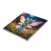 ピクシーロボットバレリーナ踊りインザワイルドフラワーズ タイル (側面)