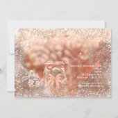 ピクシー妖精のウィングスパークルメイスンジャー招待状 招待状 (裏面)