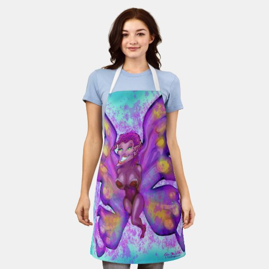 ピクシー・エプロン エプロン (着用した状態)