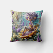 ピクシー・フェアリーひまわりの花 クッション (裏面)