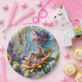 ピクシー・フェアリーひまわりの花 ペーパープレート (パーティー)