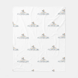 ピクシー・フラワーガール フリースブランケット