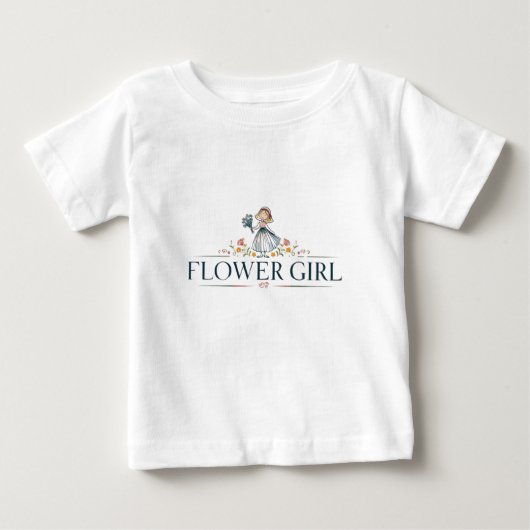 ピクシー・フラワーガール ベビーTシャツ (正面)